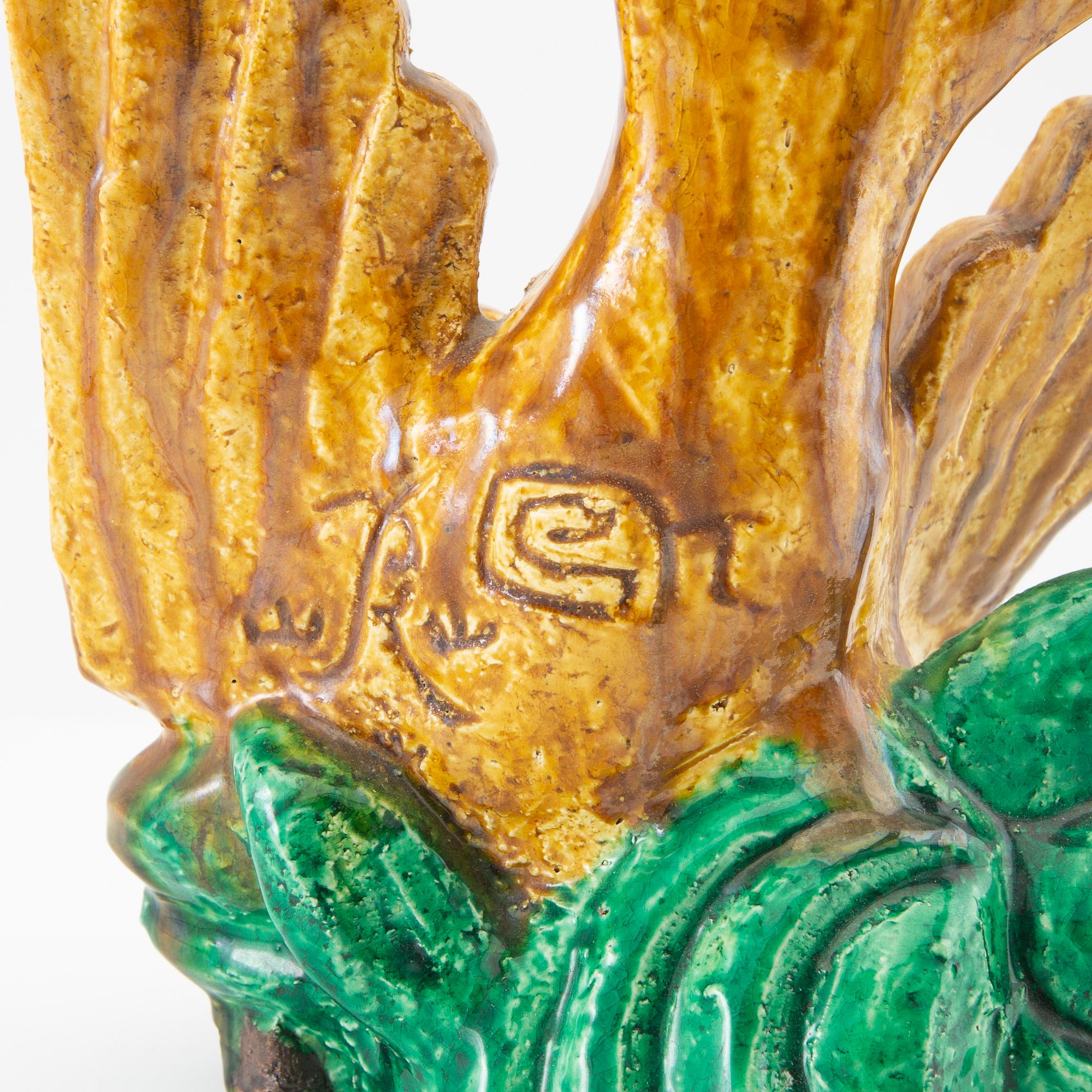 Gunnar Nylund, figurine signed Rörstrand glazed stoneware.