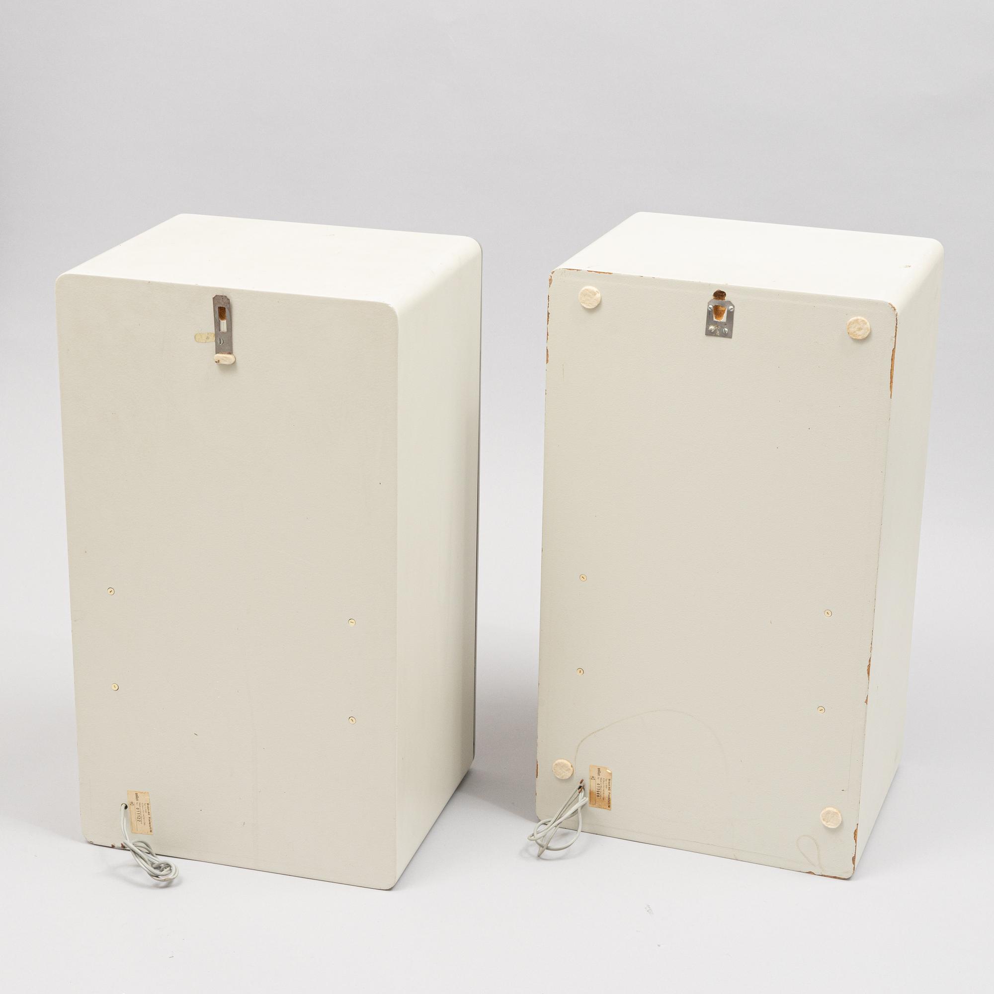 Dieter Rams, stereoutrustning, 5 delar, Braun, Tyskland 1970-tal.