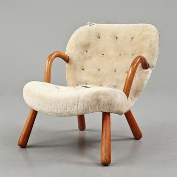 FÅTÖLJ, Martin Olsen, sannolikt för Vik & Blindheim, Norge, 1950-tal.