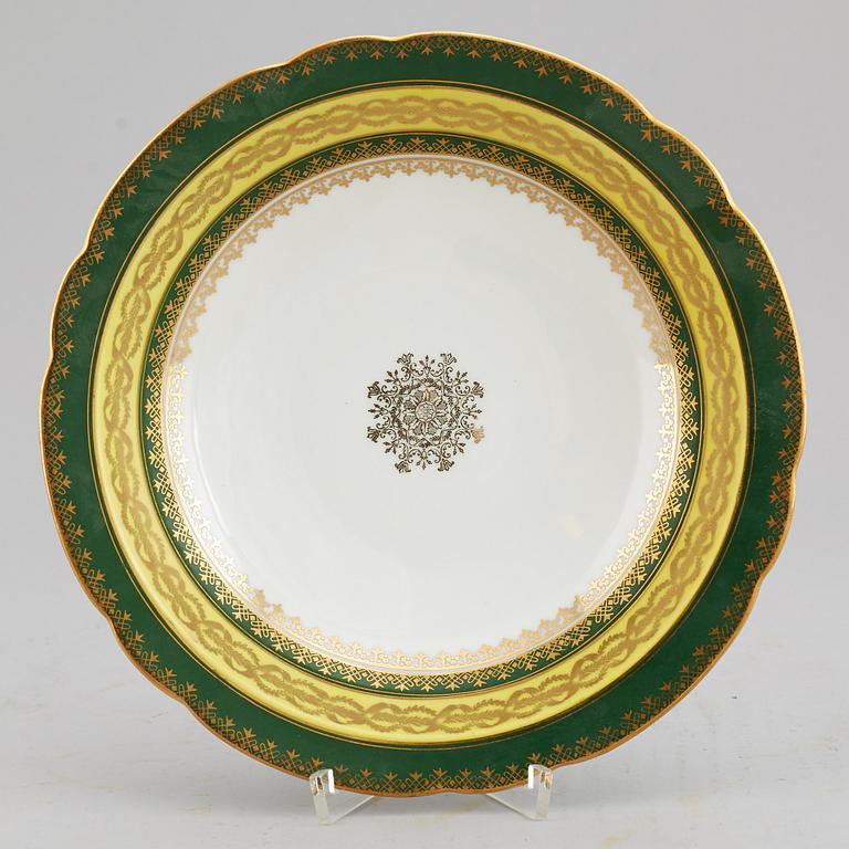 DESSERTSERVIS, 49 delar, porslin. Okänd formgivare, 1900-tal.