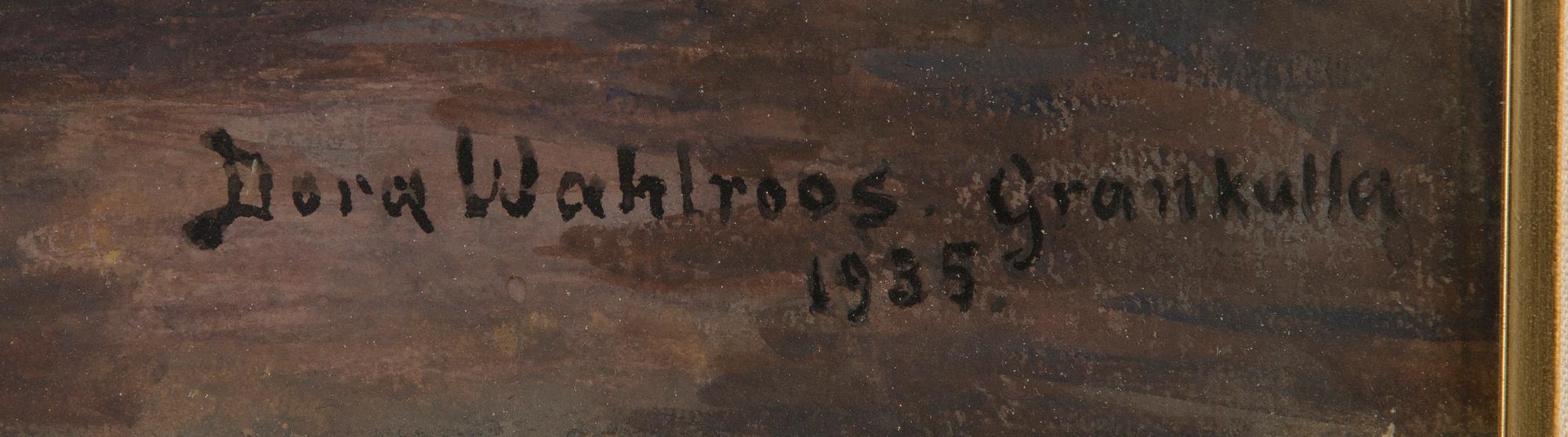 Dora Wahlroos, Blommande kaktus.