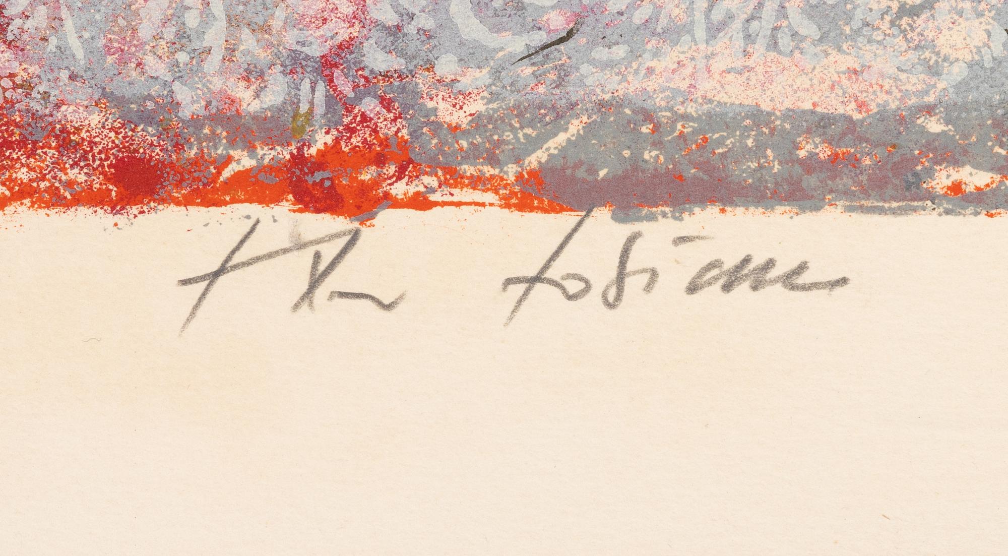 Theo Tobiasse, Mapp med 18 färglitografier, "Un hommage à H.C. Andersen".