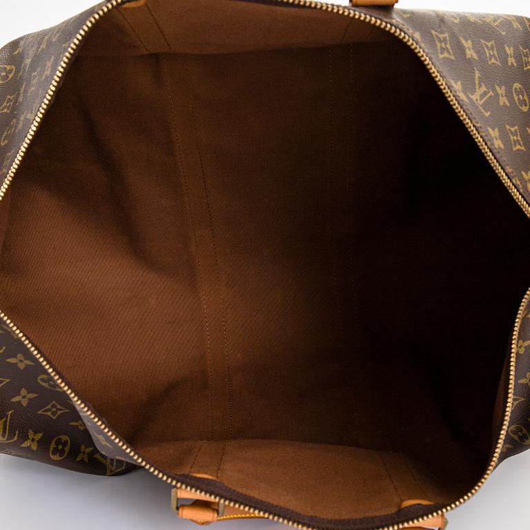 Louis Vuitton, a Monogram Canvas 'Keepall 55 Bandoulière' weekend bag.