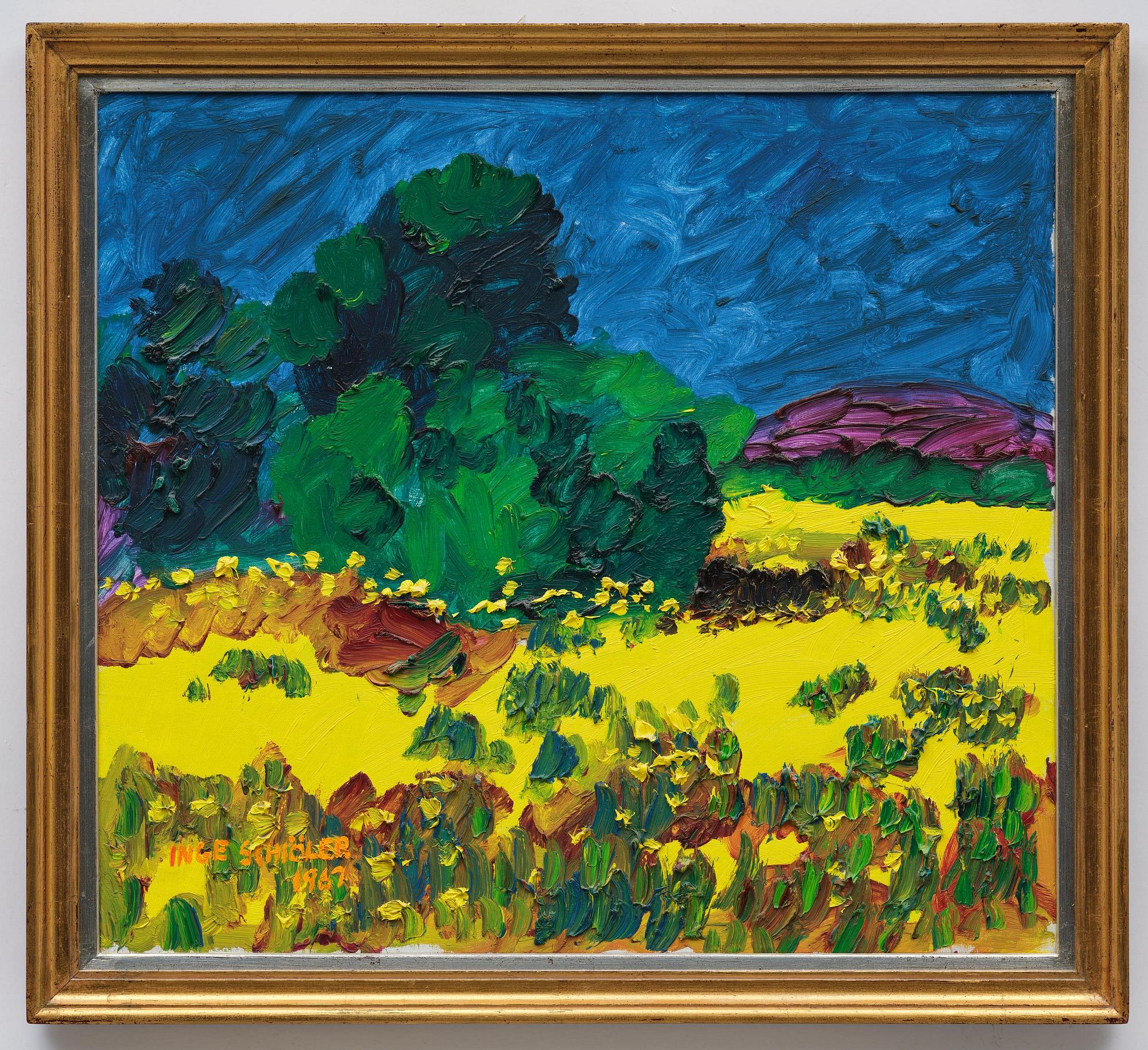 Inge Schiöler, Summer landscape.