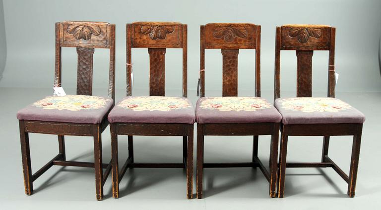 HERRUMSMÖBLEMANG, 11 delar. 1900-talets början.