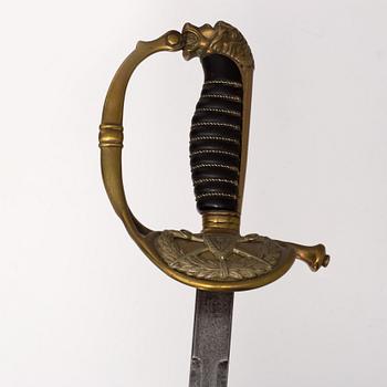 SWORD, blade stamped WK & C, Solingen, Germany.