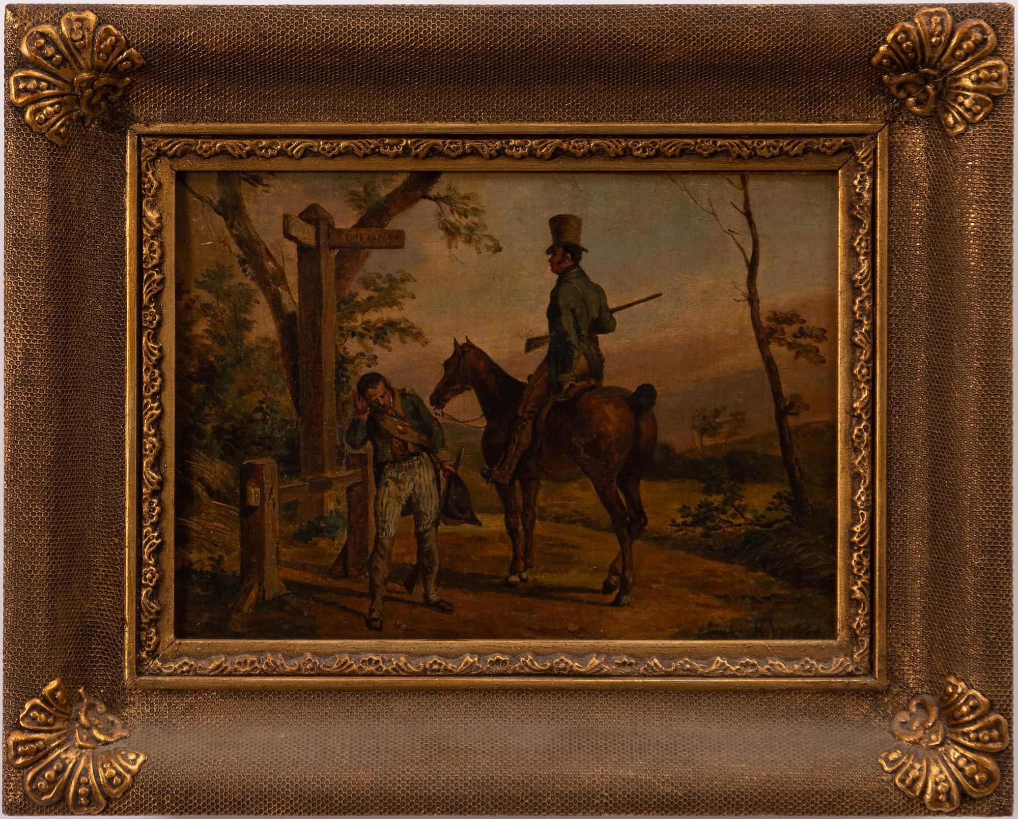 Okänd konstnär, 1800-tal, Vägskäl.