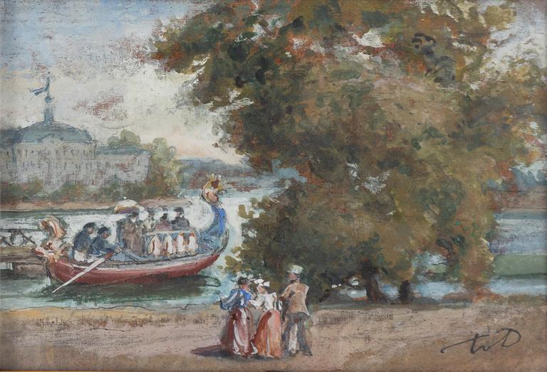 Fritz von Dardel, View over Ulriksdal Palace and Edsviken.