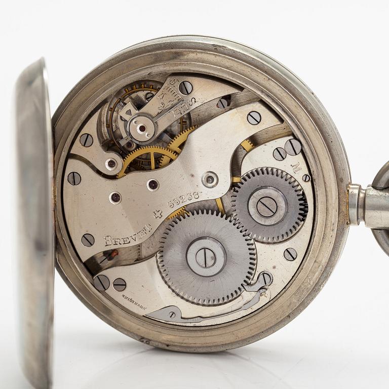 Travel watch/pocket watch, 66 mm.