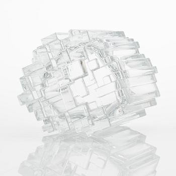 Tapio Wirkkal, maljakko, "Arkadia", Iittala, signeerattu Tapio Wirkkala, 3571.