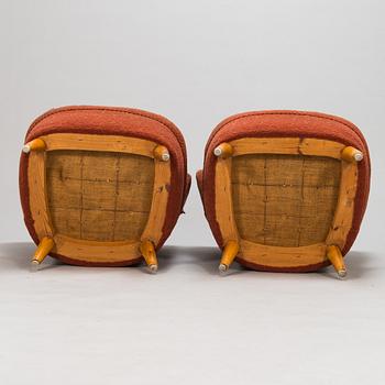 Fåtöljer, ett par, 1950-tal.