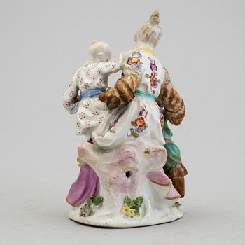 An 18th century Meissen porcelain figurine.