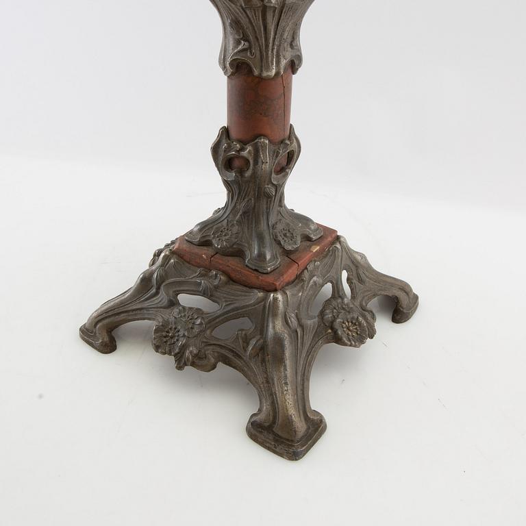 Table foot lamp, Art Nouveau, early 20th century.
