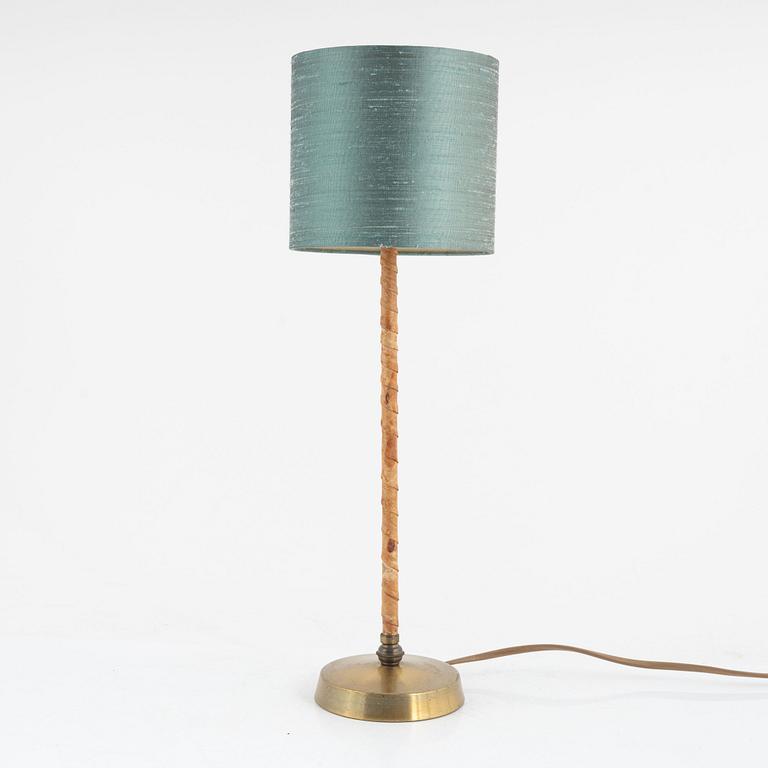 A Swedish Modern table lamp, model 5726, Einar Bäckströms Metallvarufabrik, mid-20th century.