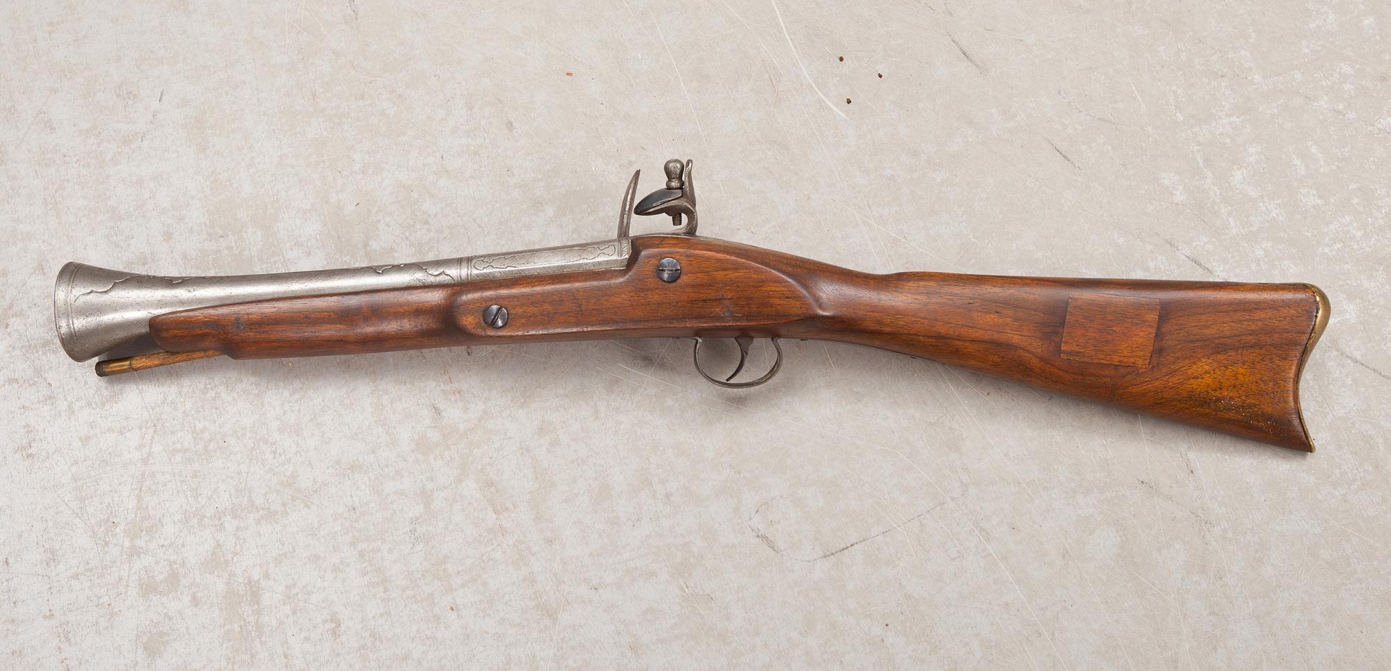 BLUNDERBUS, flintlås. Europa, 1800-tal.