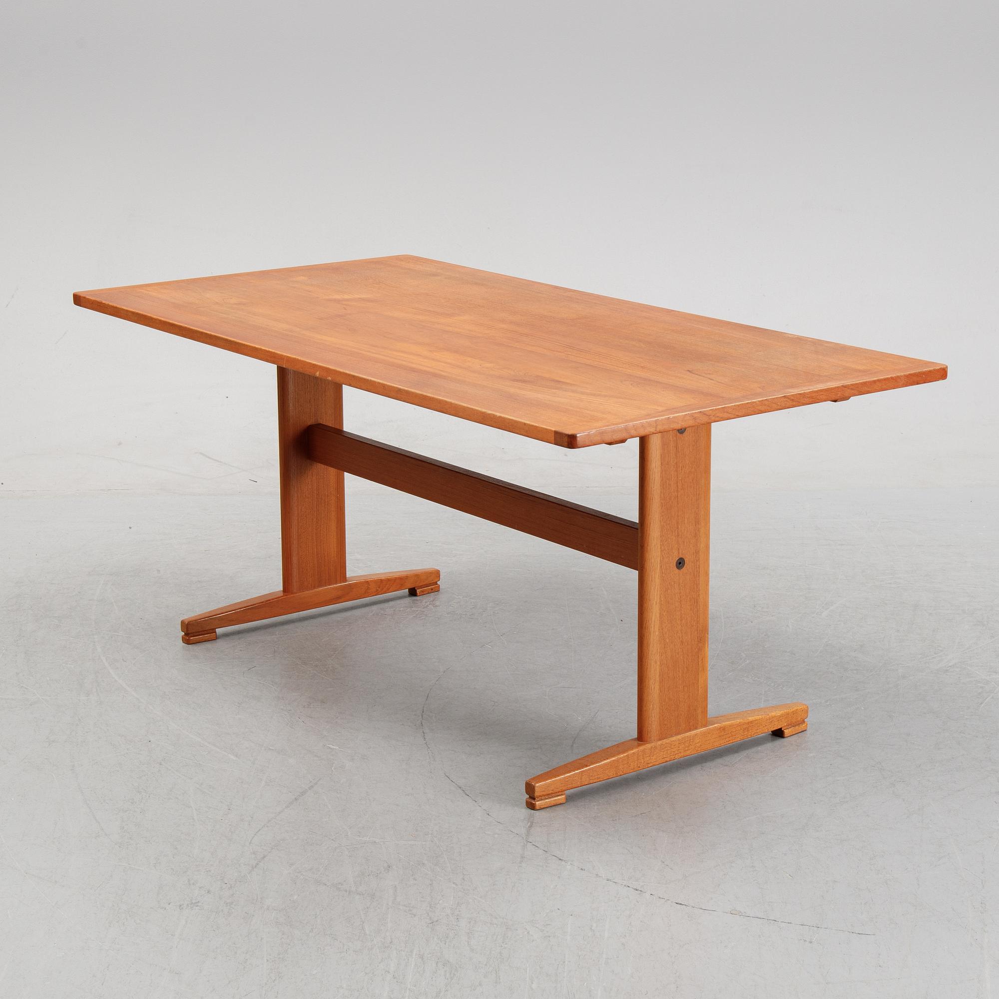 A teak dining table, Ulferts, Tibro, second half of the 20th century.
