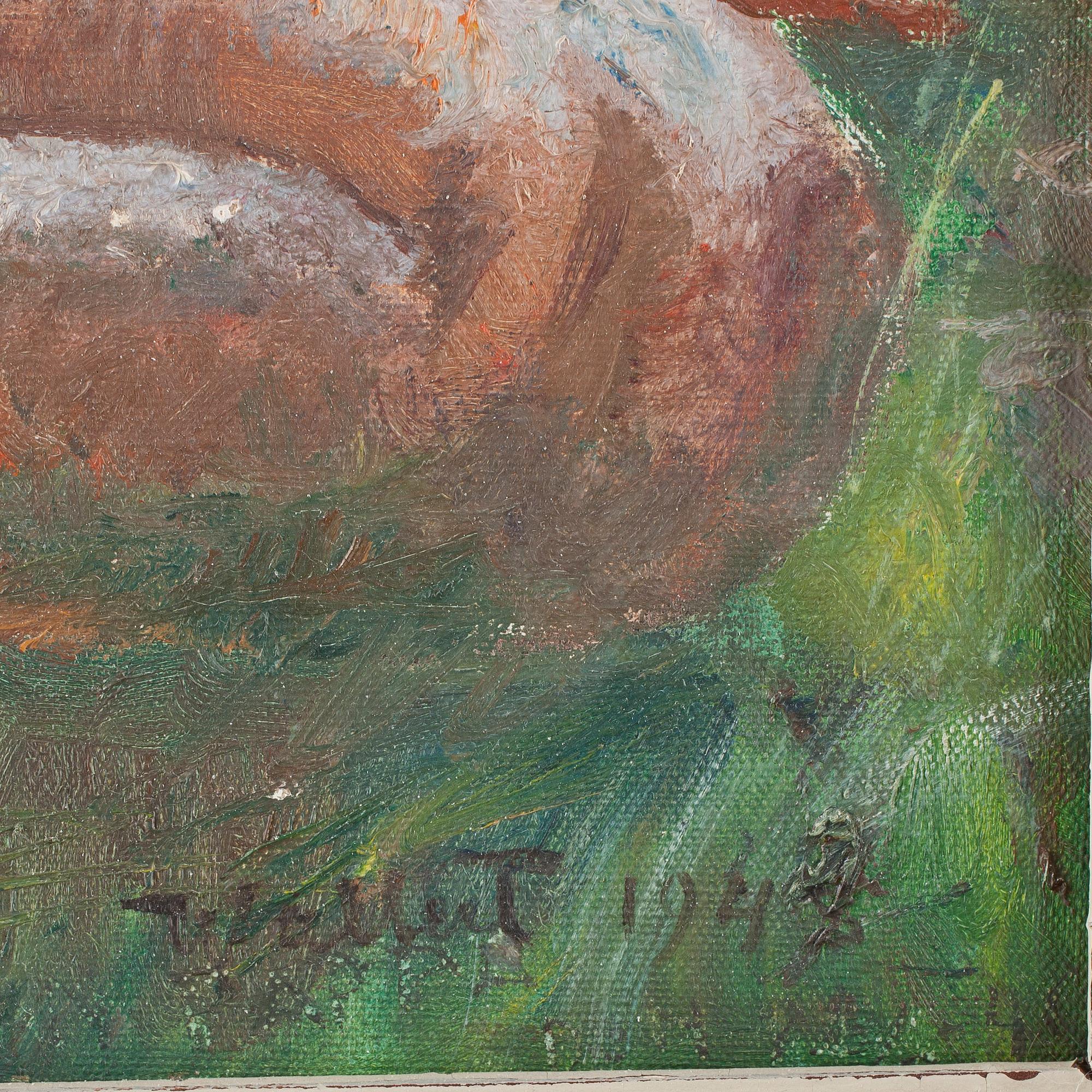 AXEL WALLERT, olja på duk, signerad, daterad.