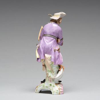 FIGURIN, porslin. Berlin, 1700-tal.