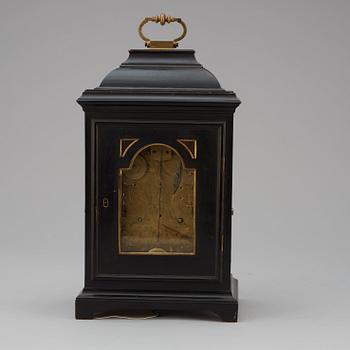 An English early 18th century S De Charmes bracket clock.