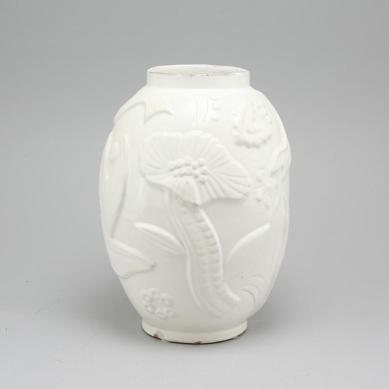 ANNA-LISA THOMSON, golvvas, lergods, Upsala Ekeby, 1940-tal.