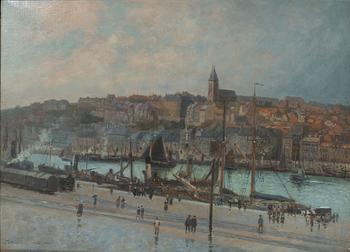Maurice Courant, Harbour scene.
