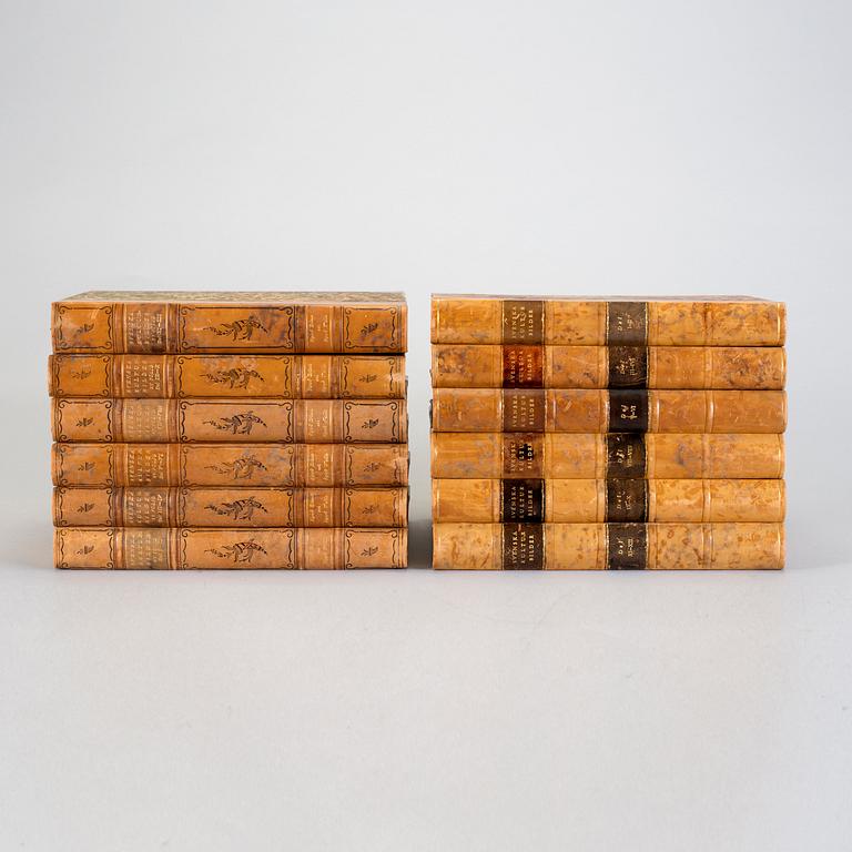 BOKVERK, 12 vol, "Svenska Kulturbilder" resp "Svenska kulturbilder Ny följd" Sigurd Erixon o Sigurd Wallin, Stockholm.