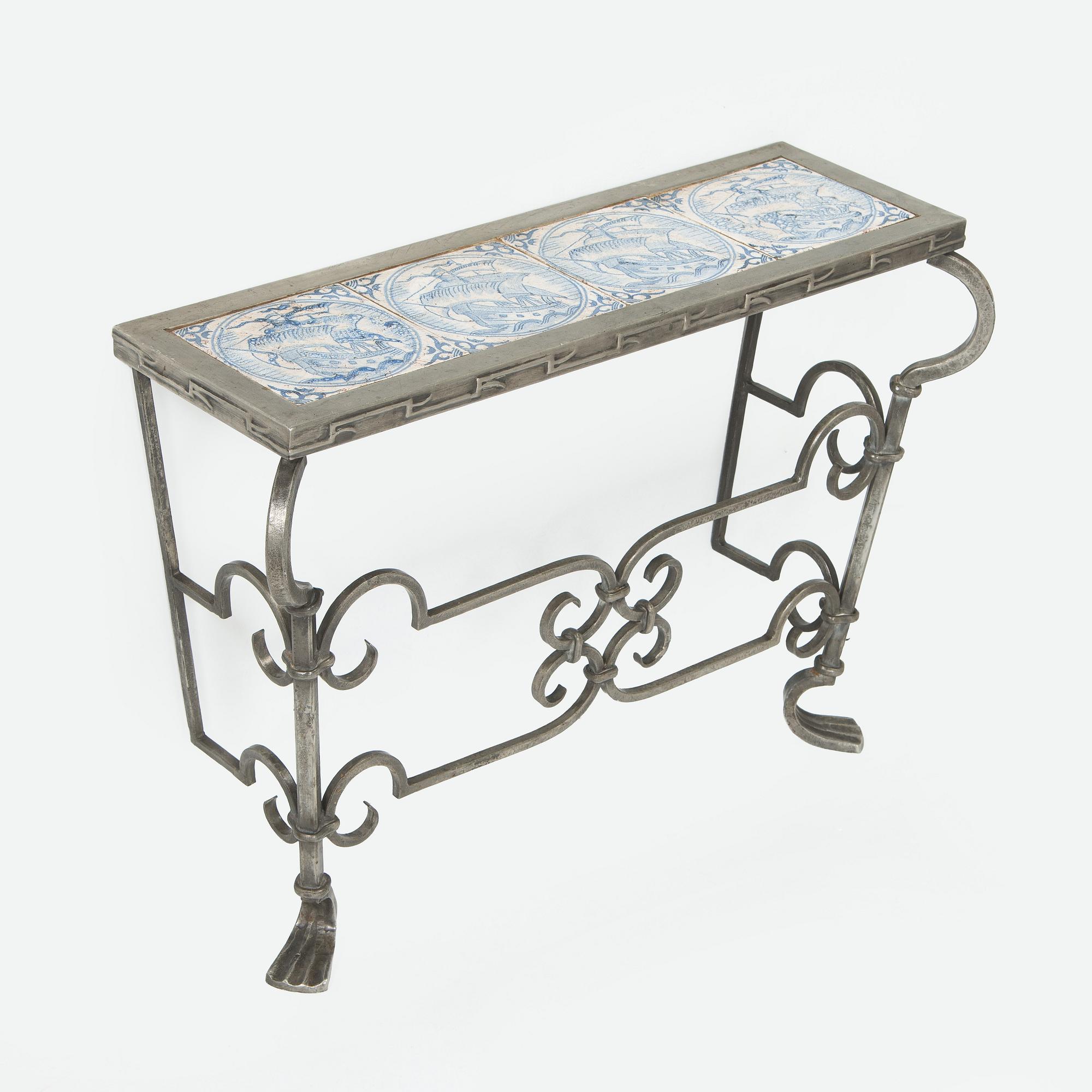 Emil Cedercreutz, spegel samt konsolbord, Taidetakomo Antti Hakkarainen 1930-tal.