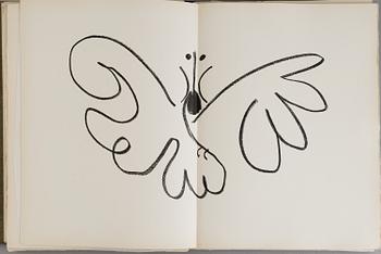 PABLO PICASSO ,  book comprising of 24 lithographs, signed by the artist and the author.