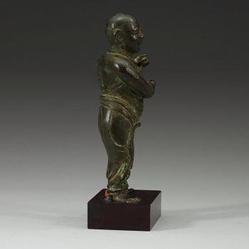 A bronze figurine. Ming dynasty (1368-1644).