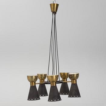 A 1950's Swedish Modern ceiling light.