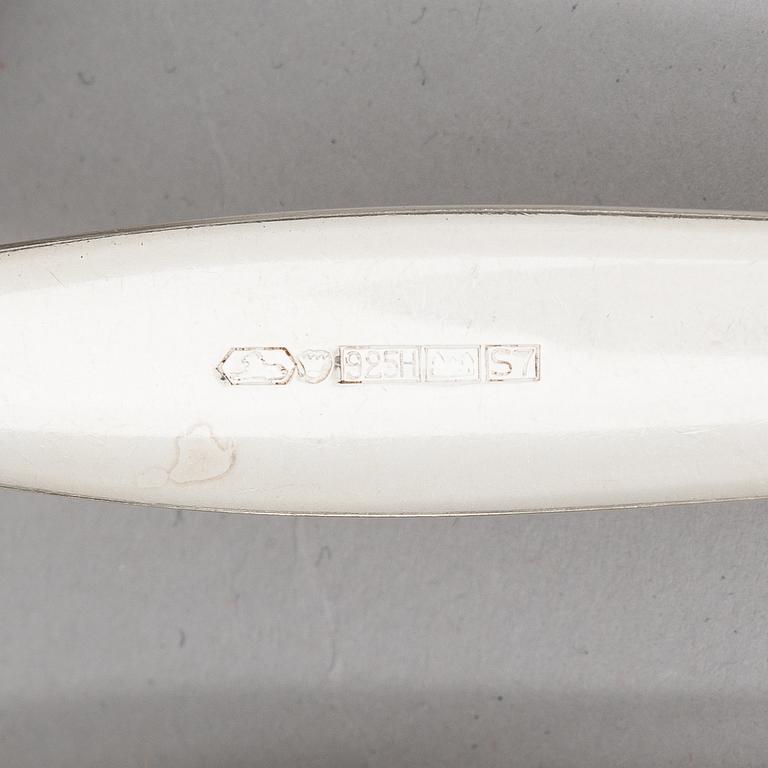 Tapio Wirkkala, Aterinsarja, 152 osaa, hopeaa, "Tapio", Kultakeskus, Hämeenlinna 1963-1998.