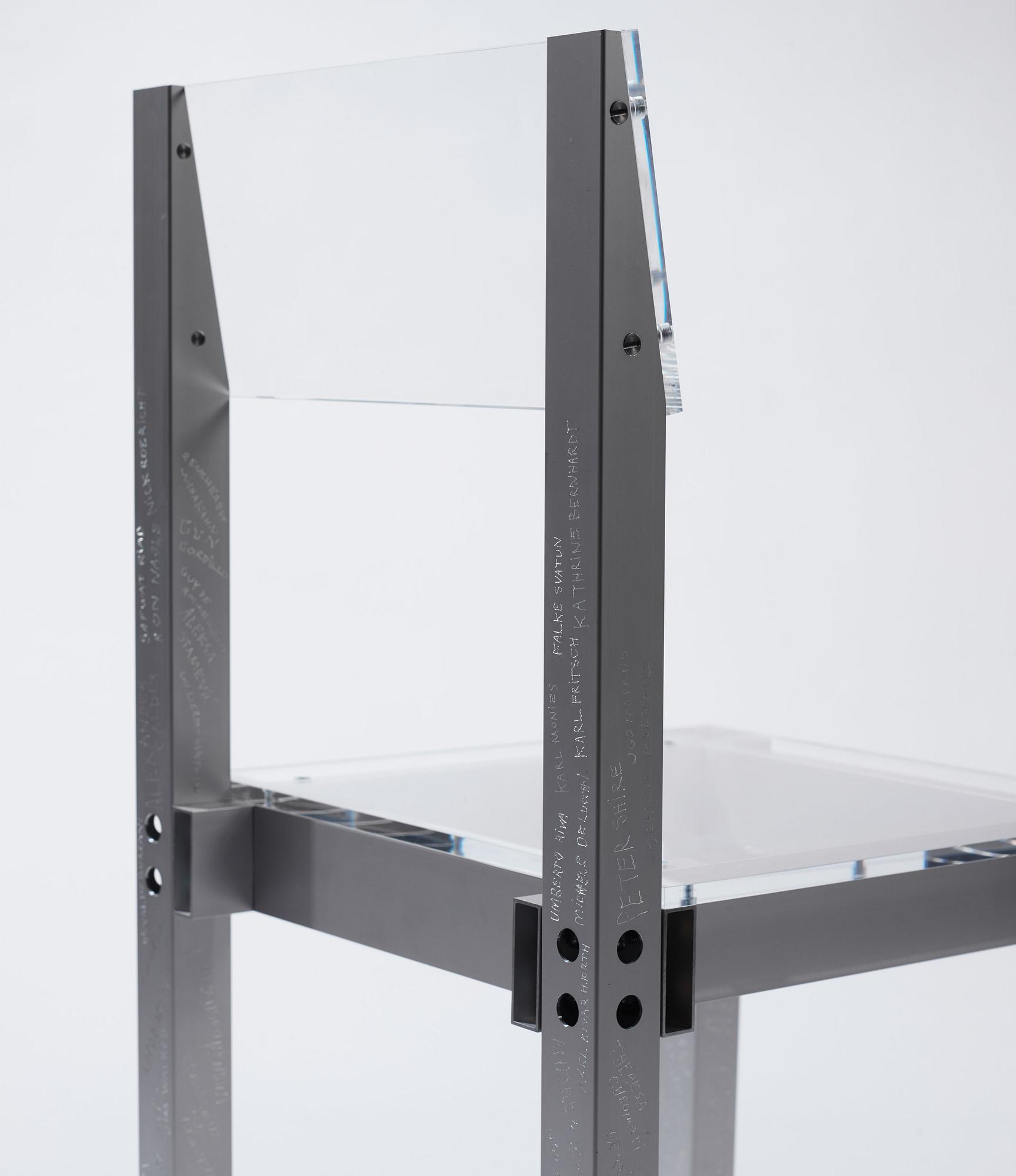 Fredrik Paulsen, stol, unik, "Chair One, Heroes", JOY, 2024.