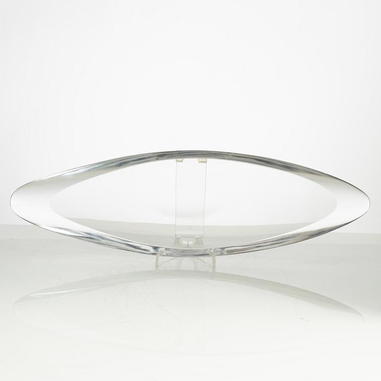 Aimo Okkolin, a glass dish, Riihimäen lasi Oy, Finland 1950s.