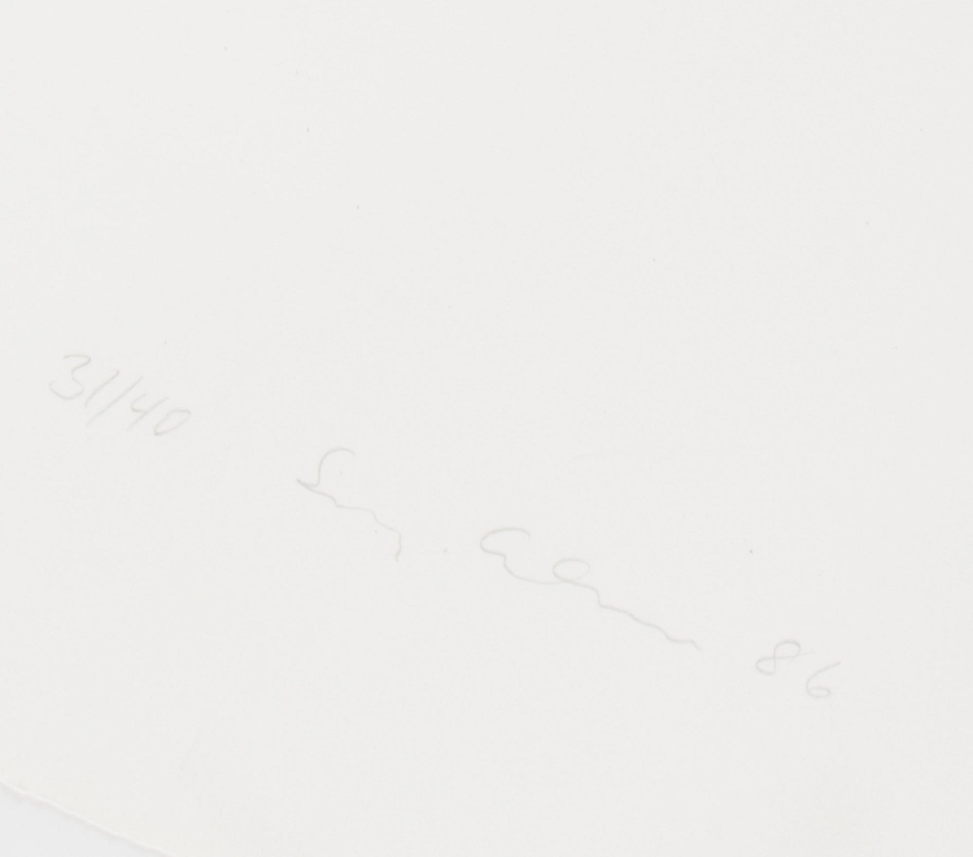 PARTI GRAFIK, 9 delar, mesta dels litografier, b.la C Göran Karlsson, Malcom Morley mm, samtliga signerade.