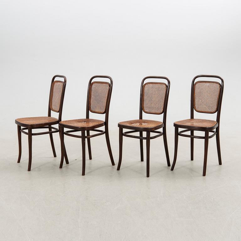 Chairs, 4 pcs, Thonet, early 20th century.