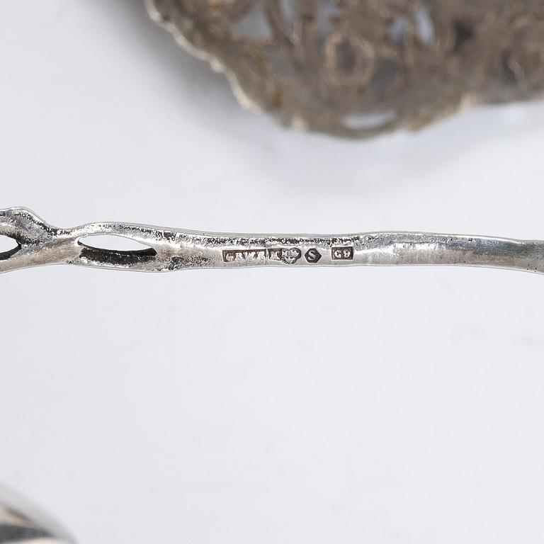 A 26-piece 'Rosen' silver dessert flatware-service, including mark of GEWE, Malmö 1967.