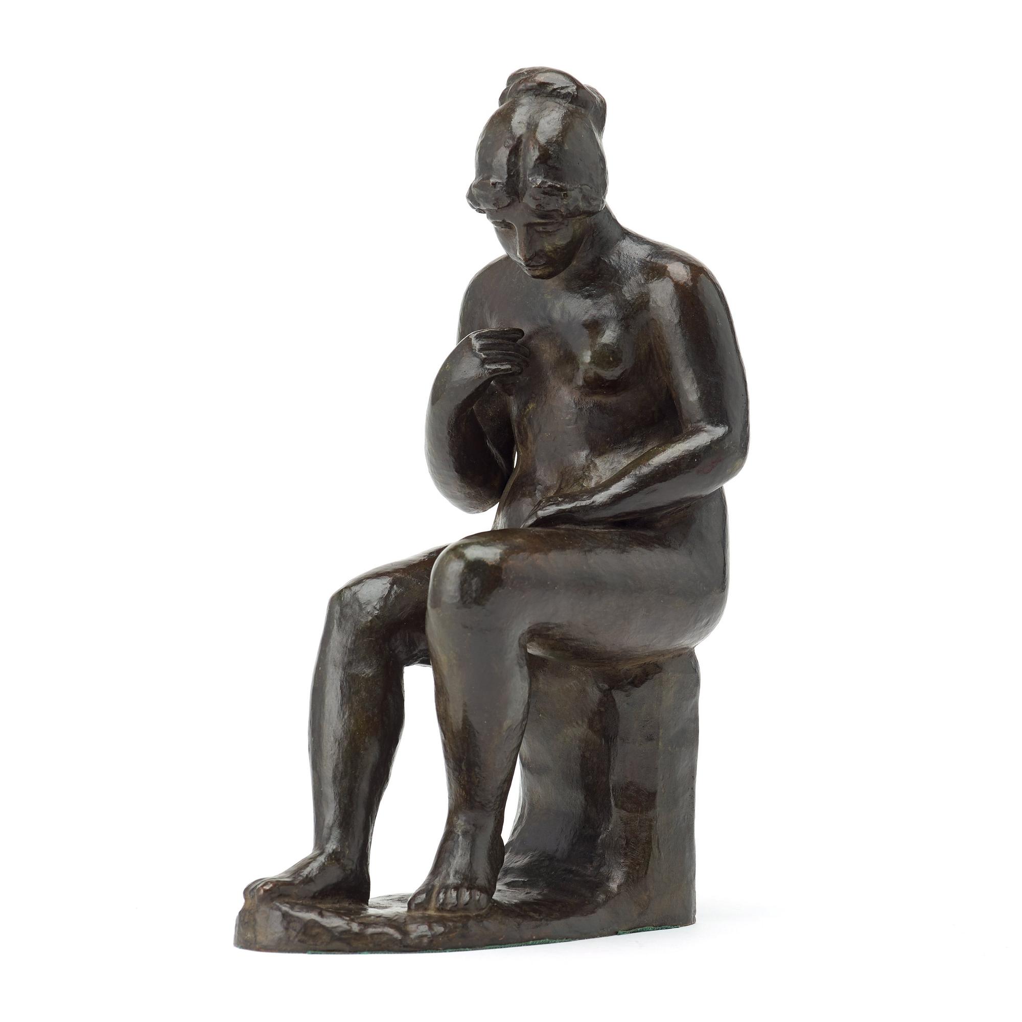 Aristide Maillol, "Femme assise" (Woman seated).