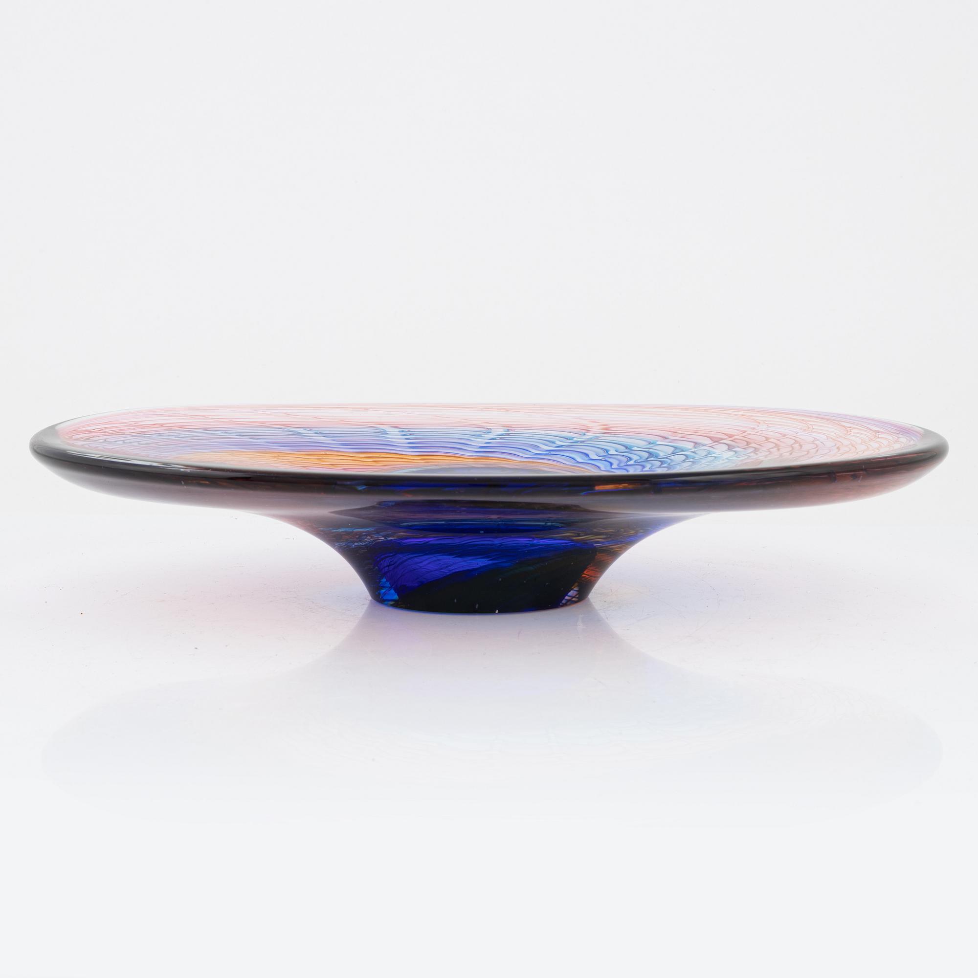 Göran Wärff, fat, Kosta Boda, unikat.