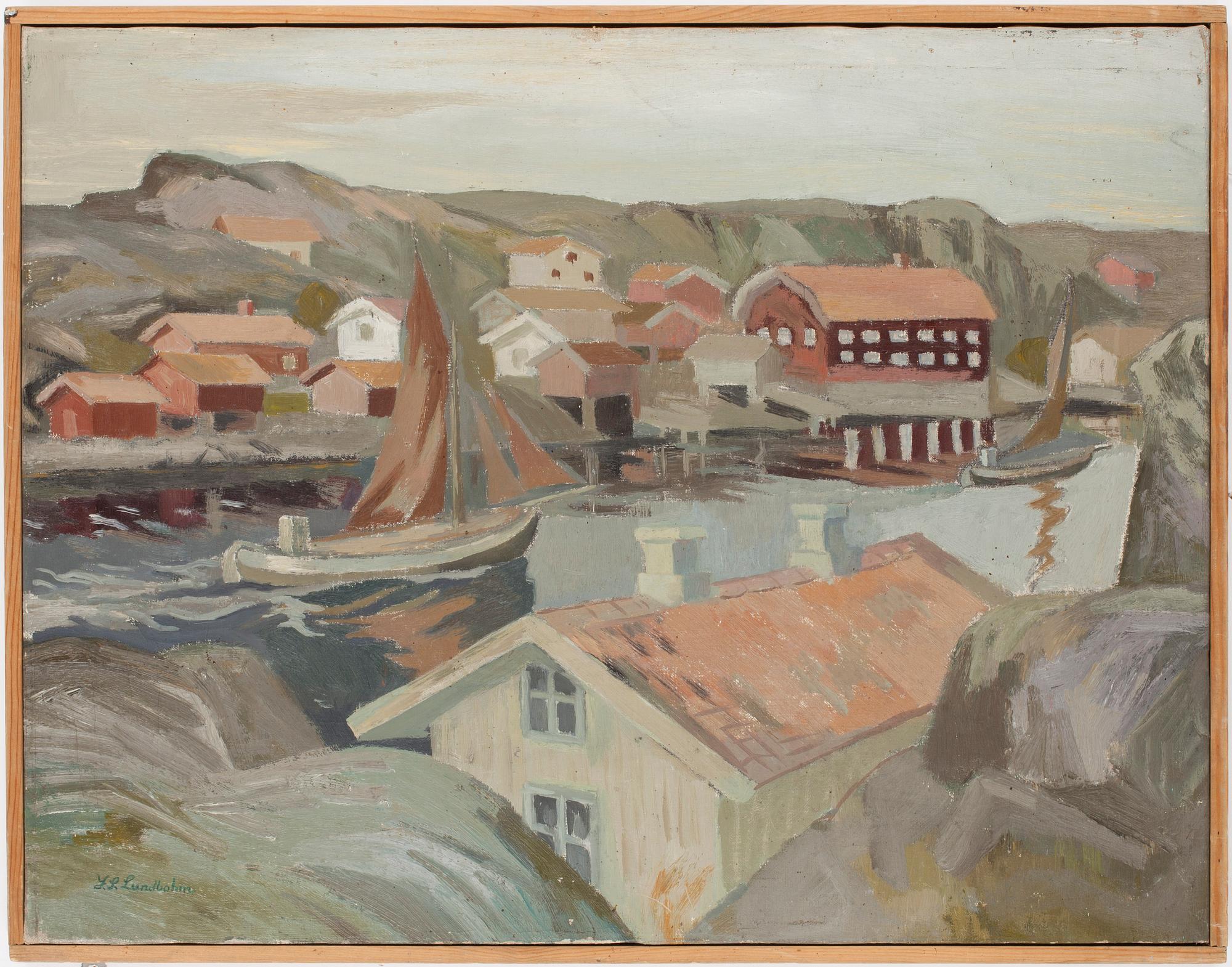 SIXTEN LUNDBOHM, olja på duk, signerad och daterad 1927.