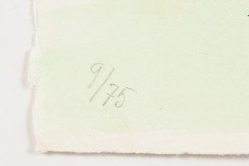 Djuric Miodrag Dado, 12 stycken litografier med mapp. Samtliga signerade och numrerade 9/75.