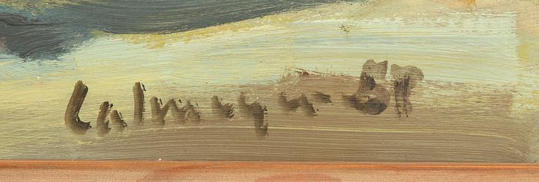 Gösta Rolf Calmeyer, Farm in Skillinge.