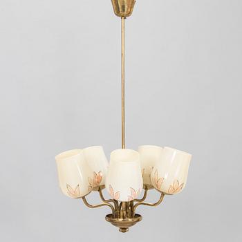 A model 2538/5 Valinte ceiling lamp, mid-20th century.