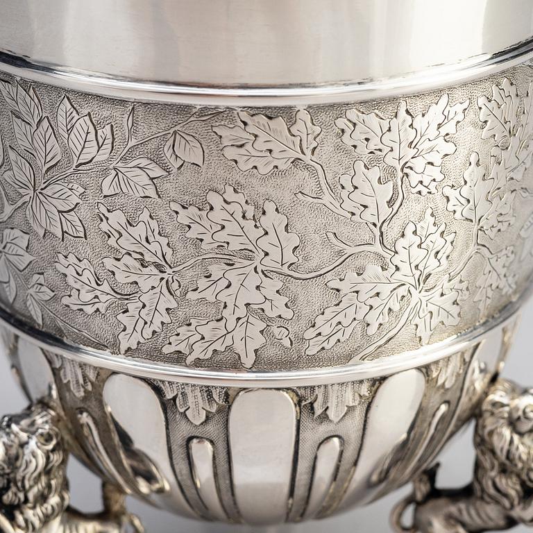 A Danish silver beaker, mark of Peter Hertz, Copenhagen 1884.