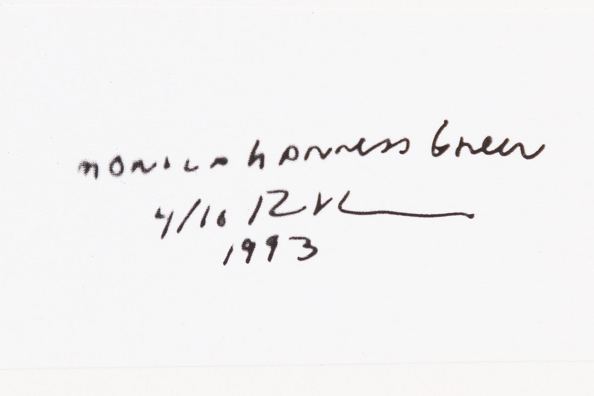 Richard Kern,  "Monica in Harness Green Light", 1993.