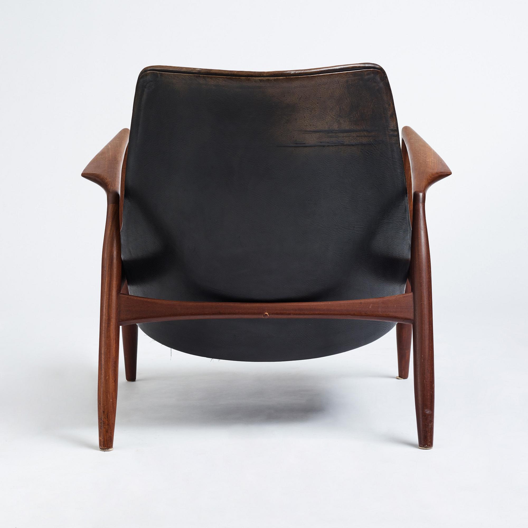 Ib Kofod-Larsen, fåtölj, "Sälen", Olof Perssons Fåtöljindustri (OPE), Jönköping, 1950-60-tal.