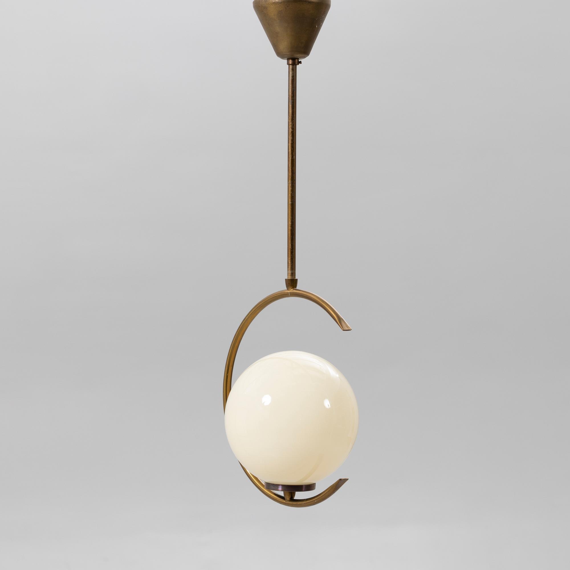 Ceiling lamp, Scandinavian Modern, 1940s.