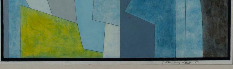 GÖRAN AUGUSTSON, guassi, sign. ja päiv. -83.