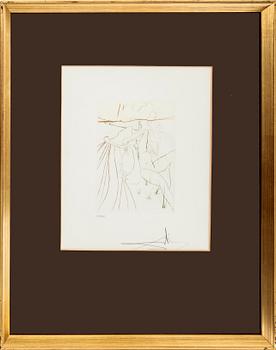 Salvador Dalí, "La ressuscitee" from "Le Décameron".