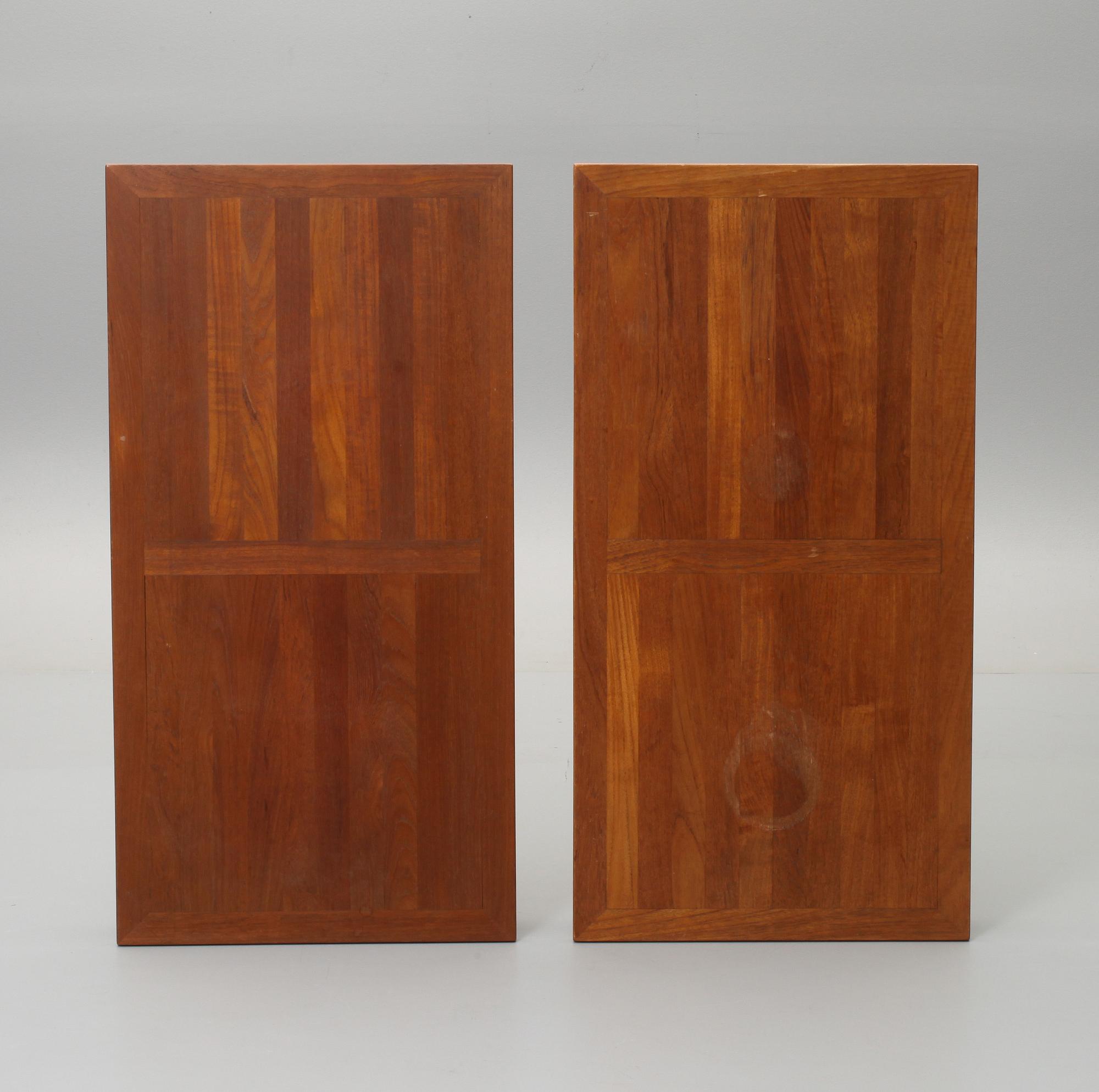 LAMPBORD, 2 st, France & Son, Danmark, 1960/70-tal.