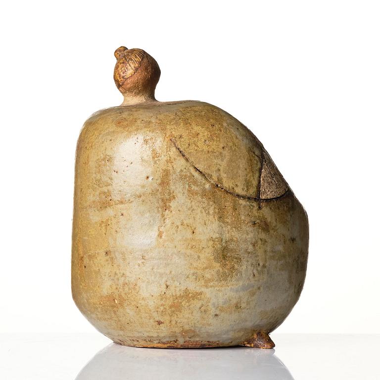 Lisa Larson, a stoneware sculpture of a mother with children, Gustavsberg Studio circa 1960.